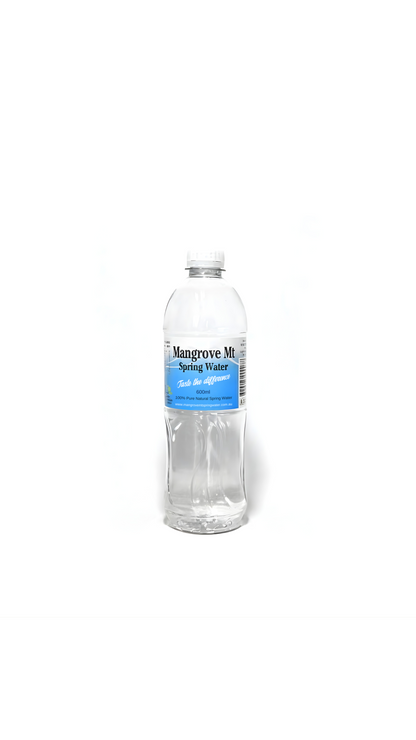 Single 600ml Mangrove Mountain spring water bottle