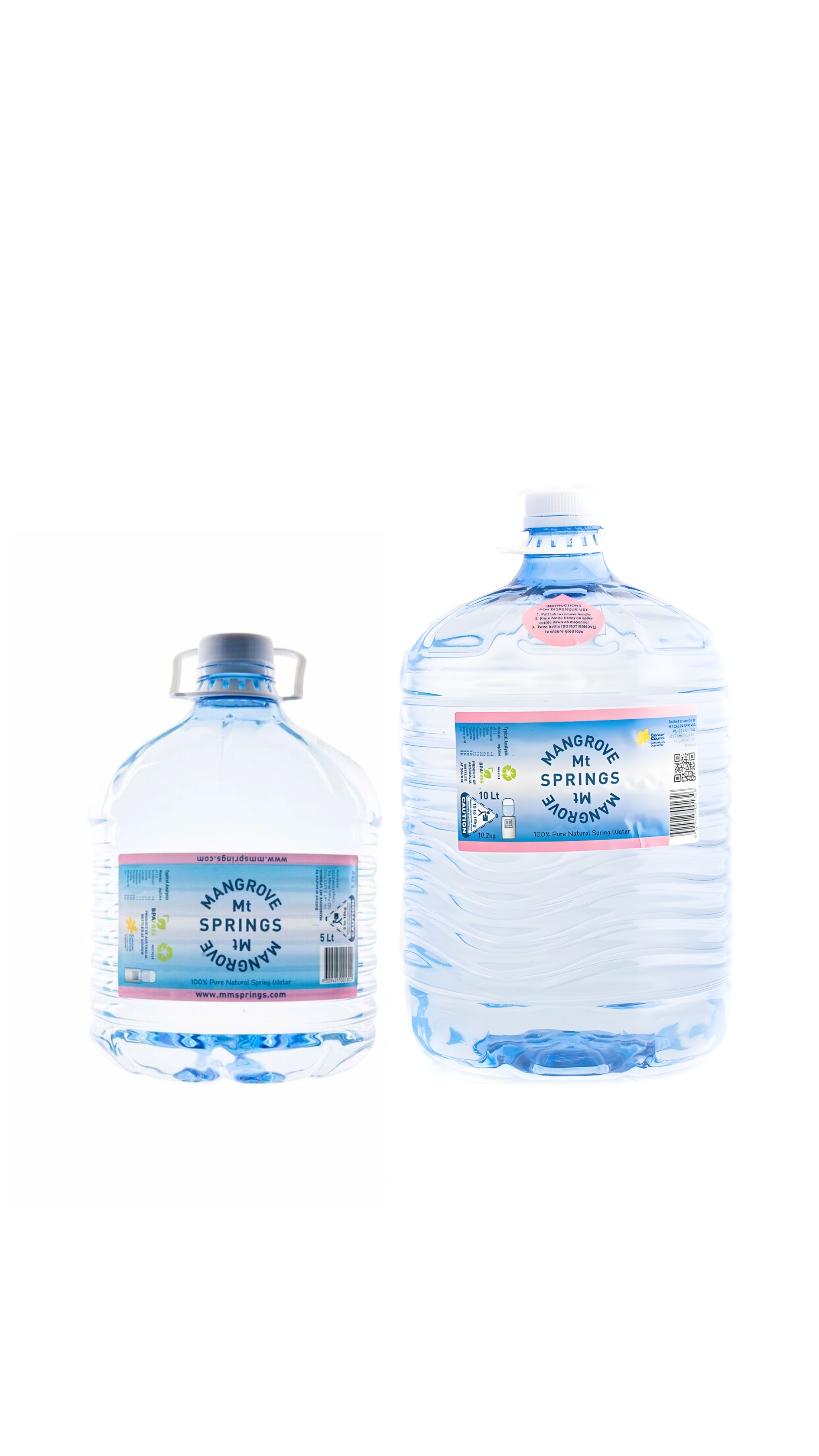 5L SMART spring water bottle product view
