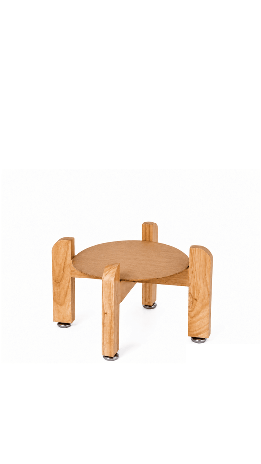 Wooden Bench Stand [Ceramic Dispenser Compatible]